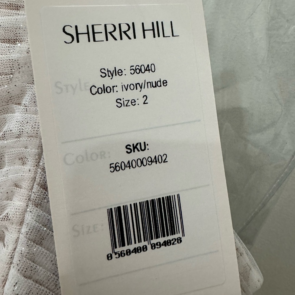 SELLING THIS BRAND NEW WHITE SHEERI HILL PROM DRESS!! Never been worn. - Picture 7 of 7